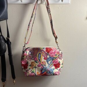 Carlos by Carlos Santana Floral Paisley Crossbody Bag